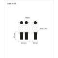 Потолочный светильник Spot 1S/2S5